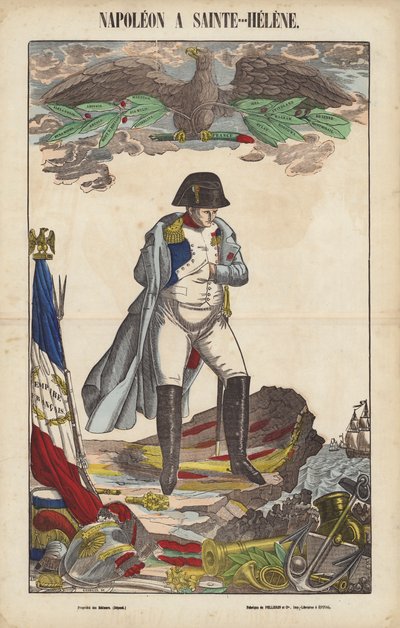 Napoleon op Sint-Helena door French School